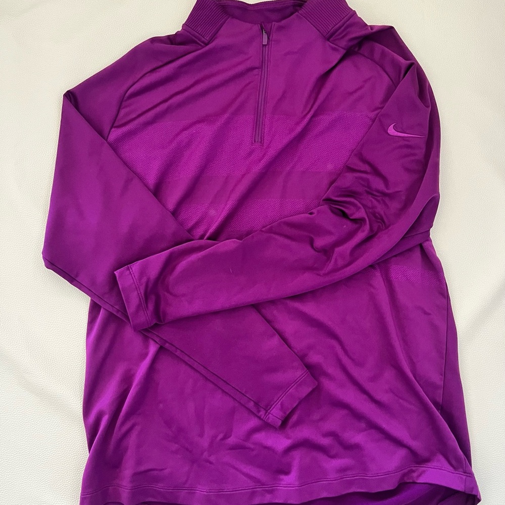 Purple Nike Quarter-Zip Pullover